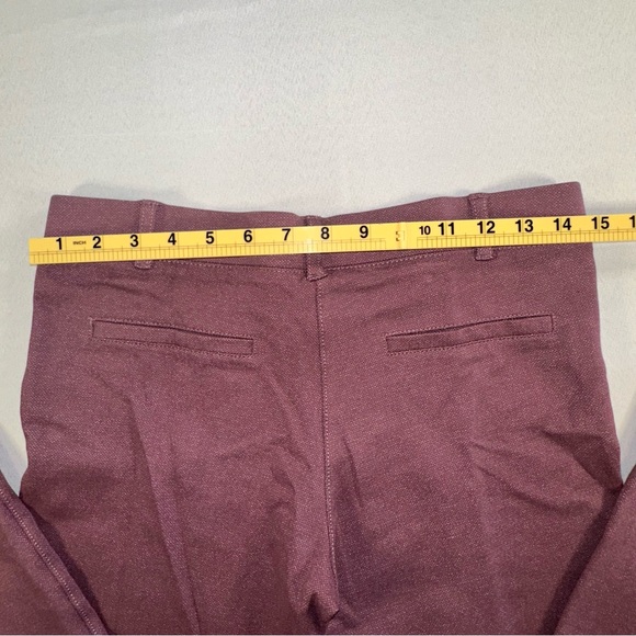 Betabrand Classic Dress Pant Yoga Pant Bootcut Size Medium Heather Burgundy Chic - Picture 6 of 9